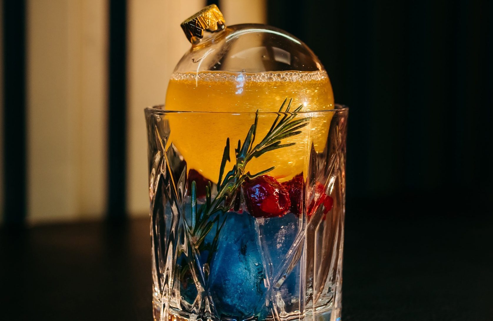 Author’s cocktails created by our bartenders specially for the New Year holidays 2024